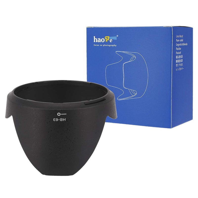 Haoge Bayonet Lens Hood for Nikon Nikkor AF-S 24-85mm f3.5-4.5G ED IF VR Lens Replaces Nikon HB-63 - Image 2